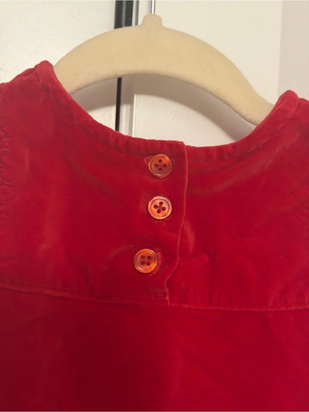 Old Navy Red Velvet Tank Dress for Girls Sleeveless A-Line corduroy vintage Y2K